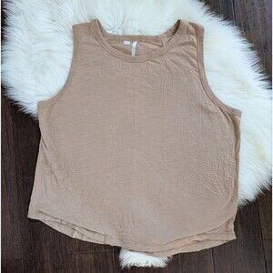 Travis Mathew Cloud Tank Natural Tan Brown Modal Cotton XXL